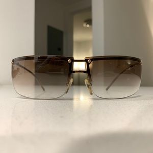 VINTAGE GUCCI RIMLESS SUNGLASSES